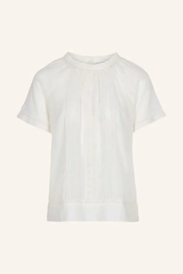 agnes blouse | off white-By bar Cheap