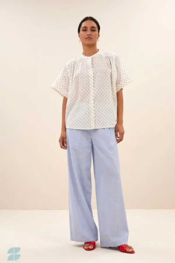 alex dots blouse | kingsblue-By bar Discount