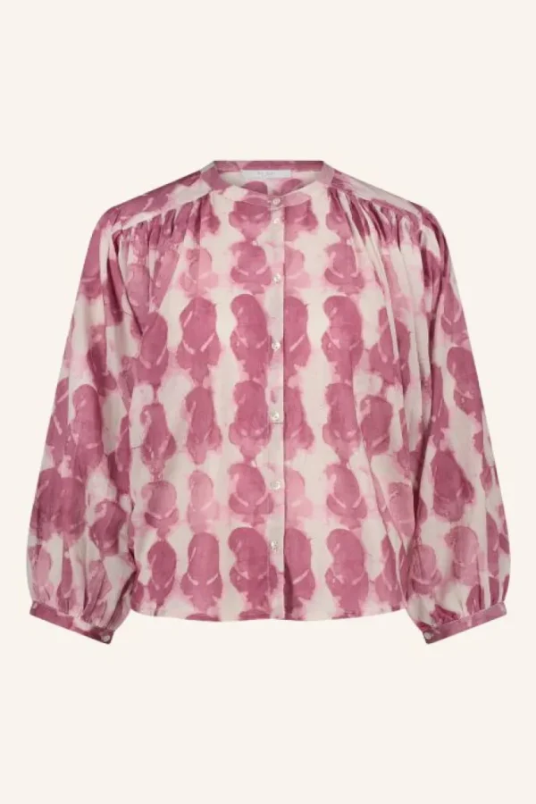 becky merlot blouse | merlot print-By bar Best Sale