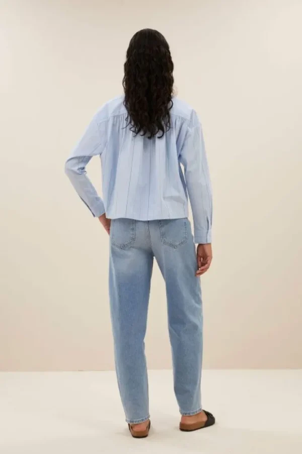 begum denim pants | light denim-By bar Online