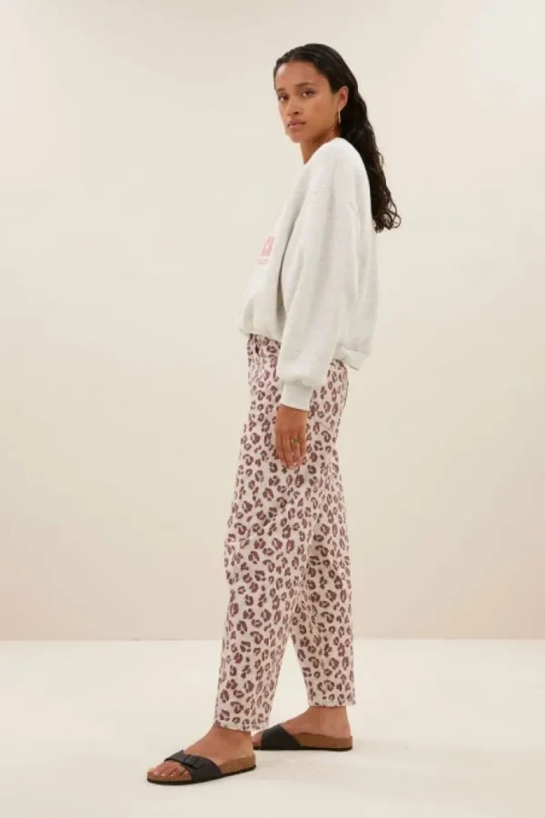 begum pink cheetah pants | pink cheetah print-By bar Best