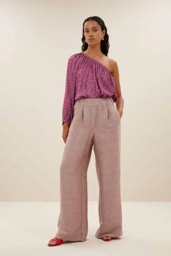 benji gloss pants | mellow rose-By bar Best Sale