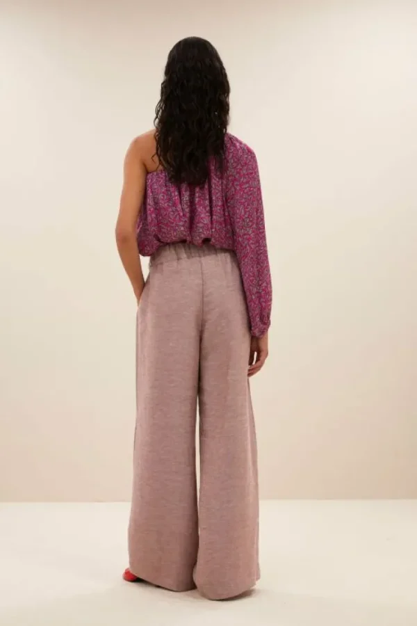 benji gloss pants | mellow rose-By bar Best Sale