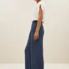 benji viscose pants | opal blue-By bar Flash Sale