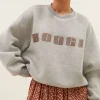 bibi boogie sweater | grey melee-By bar Clearance