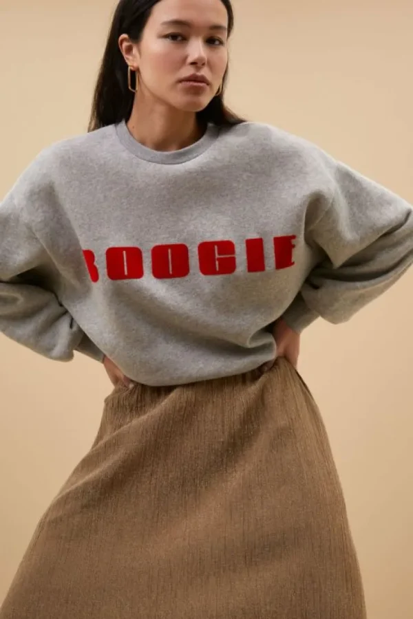 bibi boogie sweater | grey melee-By bar Cheap