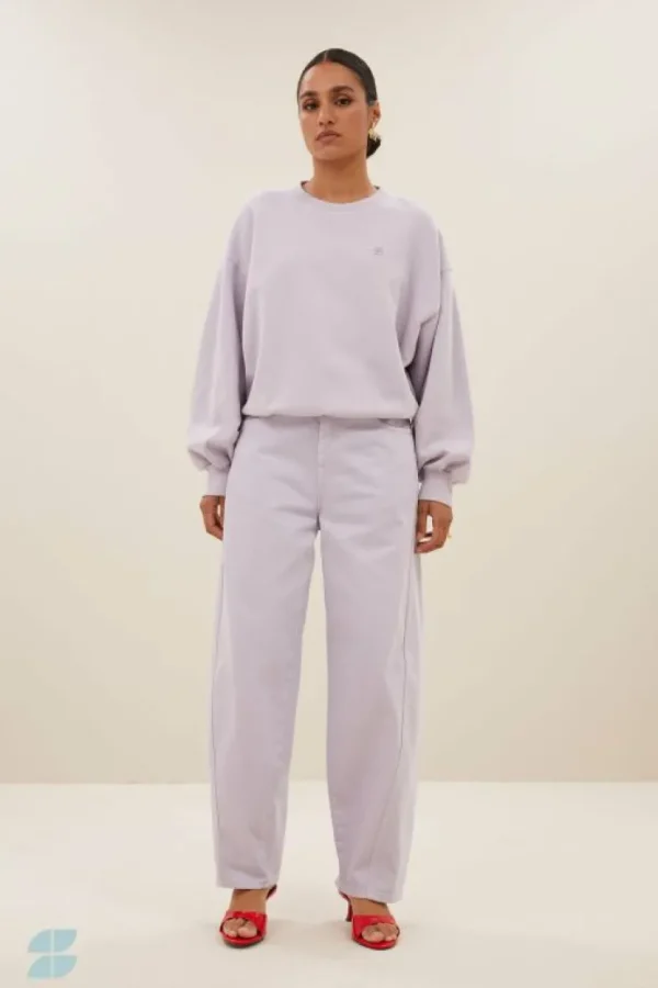 bibi disco sweater | pastel lilac-By bar Store