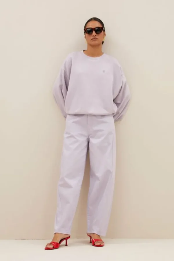 bibi disco sweater | pastel lilac-By bar Store