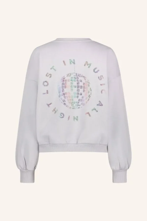 bibi disco sweater | pastel lilac-By bar Store