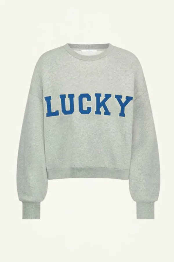 bibi lucky sparkle sweater | grey melee-By bar Clearance