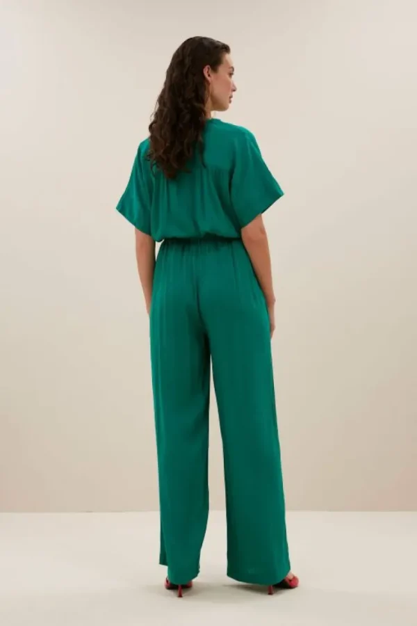 bo dobby blouse | bright green-By bar Online