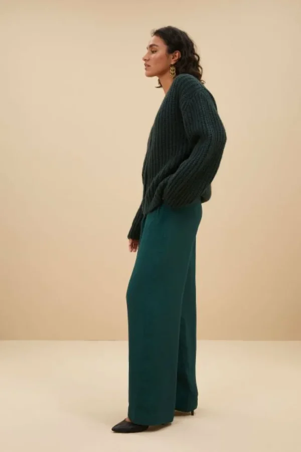 bobbi cardigan | dark green-By bar Outlet