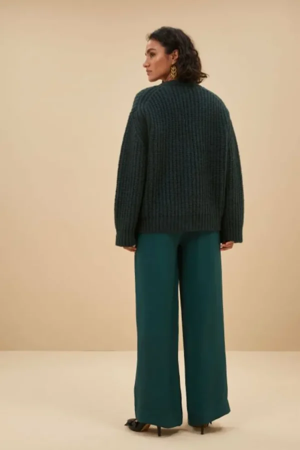 bobbi cardigan | dark green-By bar Outlet