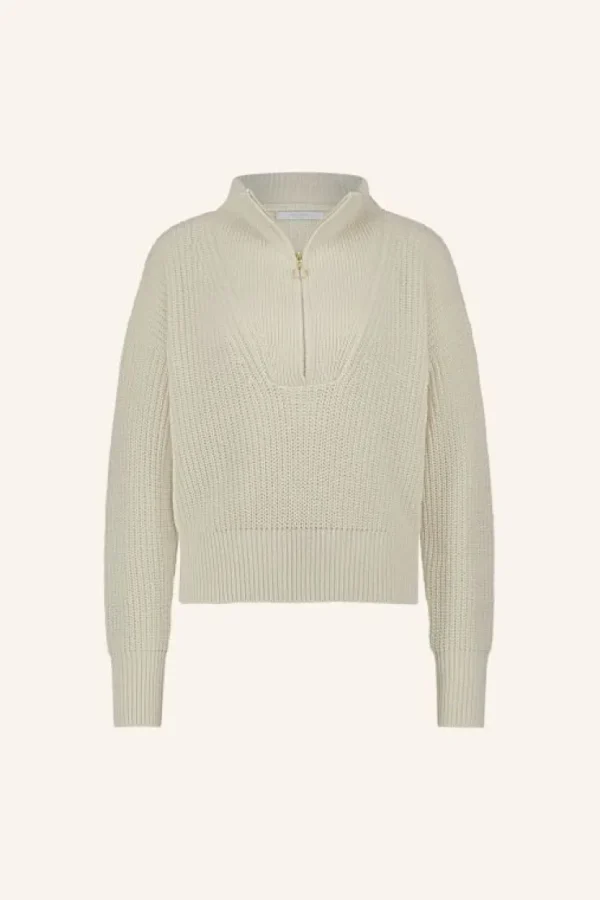 boxy beau cotton pullover | off white-By bar Cheap