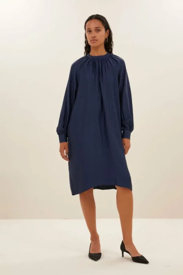 dae gloss stripe dress | blue nights-By bar Discount