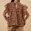 danee anika blouse | anika print-By bar Flash Sale