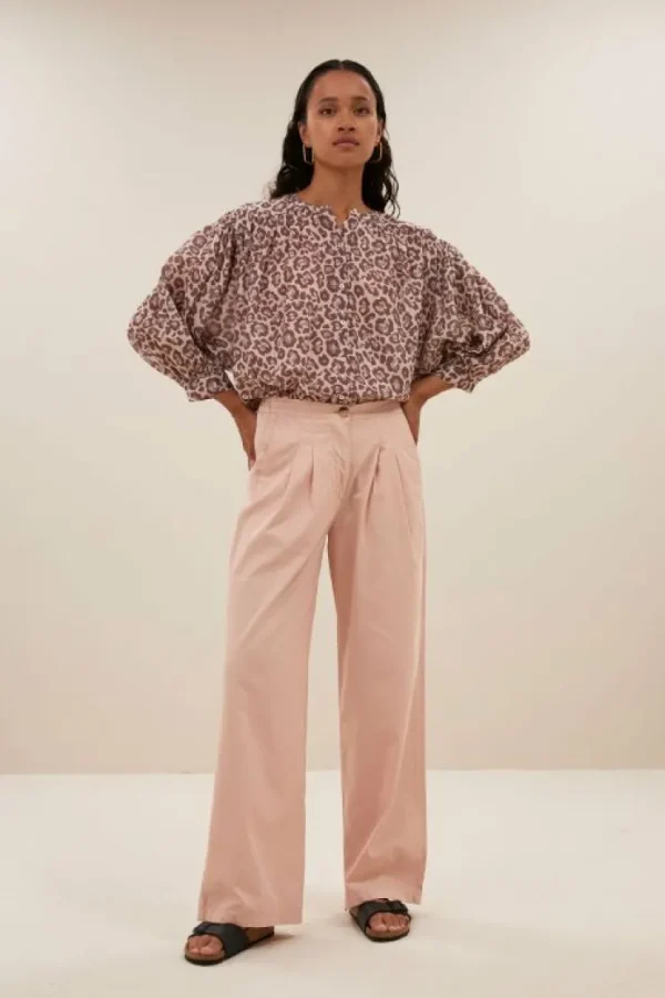 dune pants | light pink-By bar Flash Sale