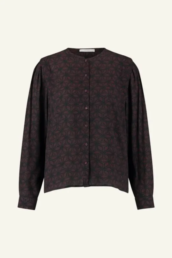 erin contiki blouse | contiki print-By bar Cheap