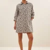 flynth cheetah dress | cheetah print-By bar Flash Sale