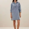 flynth denim dress | light denim-By bar Sale