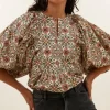 gabie rohin blouse | rohin print-By bar Cheap