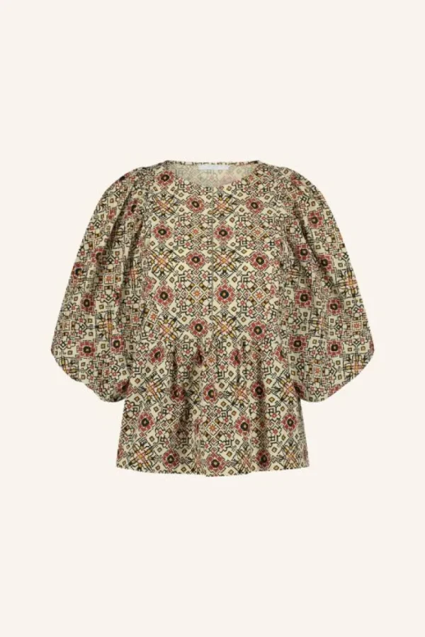 gabie rohin blouse | rohin print-By bar Cheap