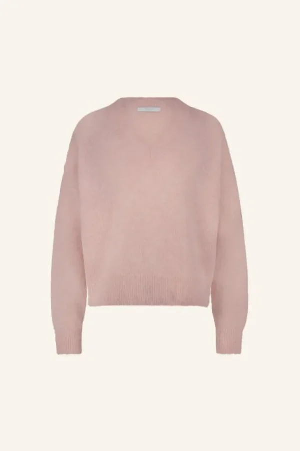 isja fine pullover | light pink-By bar Fashion