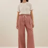 jaxx twill pants | old pink-By bar Best Sale