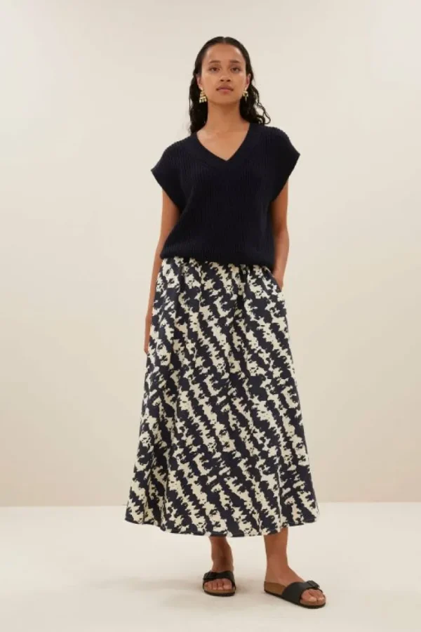 juta shade skirt | shade print-By bar Cheap