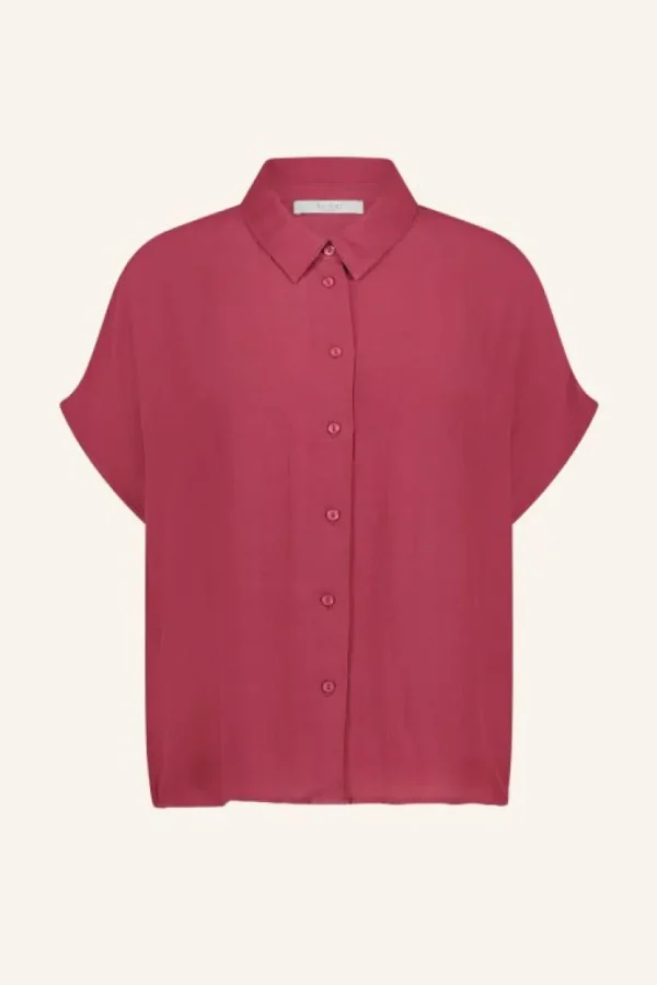 karly viscose blouse | cerise-By bar Flash Sale