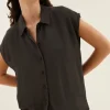 kiek viscose top | cafe noir-By bar Sale