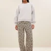 lew cheetah pants | cheetah print-By bar Hot