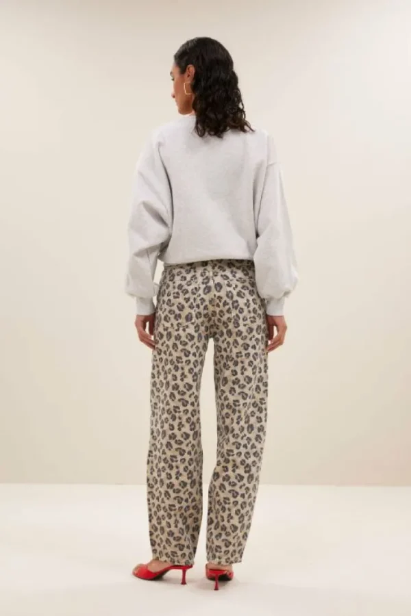 lew cheetah pants | cheetah print-By bar Hot