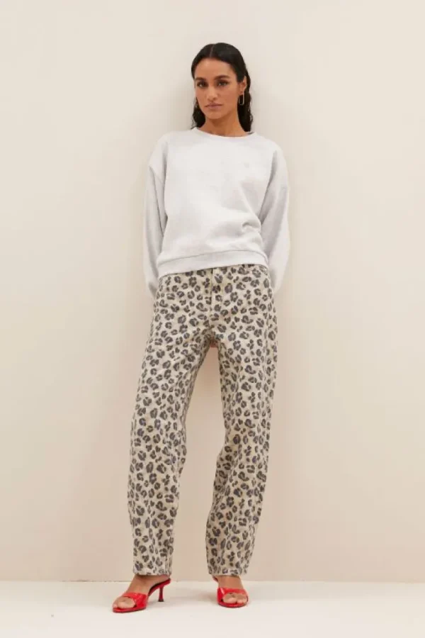 lew cheetah pants | cheetah print-By bar Hot