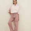 lew stripe pants | red milky stripe-By bar Hot