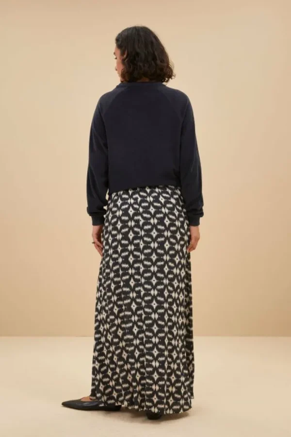 lien brisk skirt | brisk print-By bar Clearance