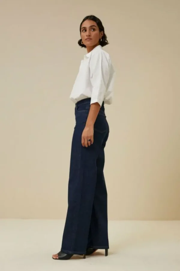 lina pant | dark denim-By bar Cheap