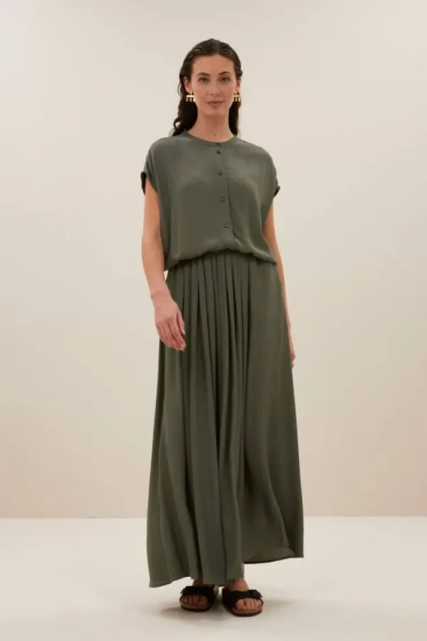 linde skirt | mulled basil-By bar Cheap