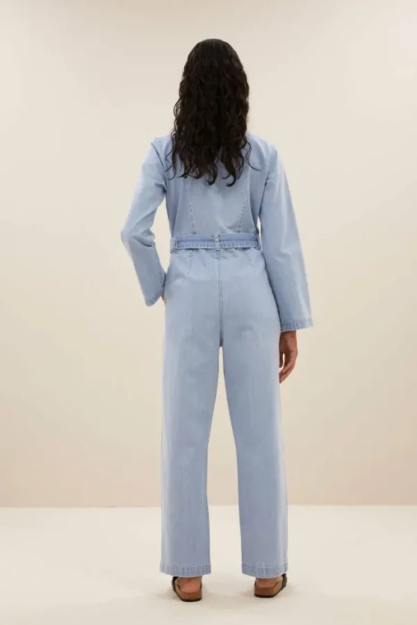 louise denim suit | light denim-By bar Shop