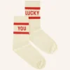 lucky you socks | poppy red-By bar Best Sale