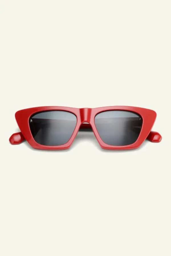 marley sunglasses | scarlet red-By bar Flash Sale