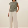 mason linen top | mulled basil-By bar Sale