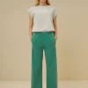 mees twill pant | aloe vera-By bar New