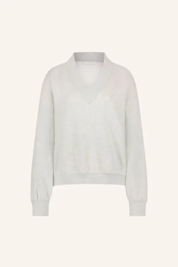 momo sweater | light grey melee-By bar Outlet