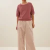 neva slub top | bright plum-By bar Cheap