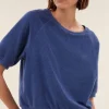 neva slub top | estate blue-By bar Fashion