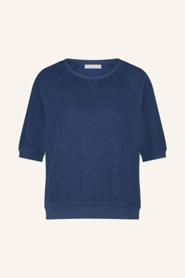 neva slub top | estate blue-By bar Fashion