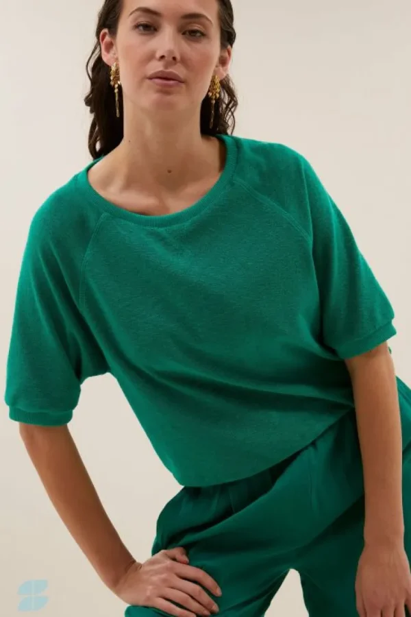 neva slub top | green lake-By bar Shop