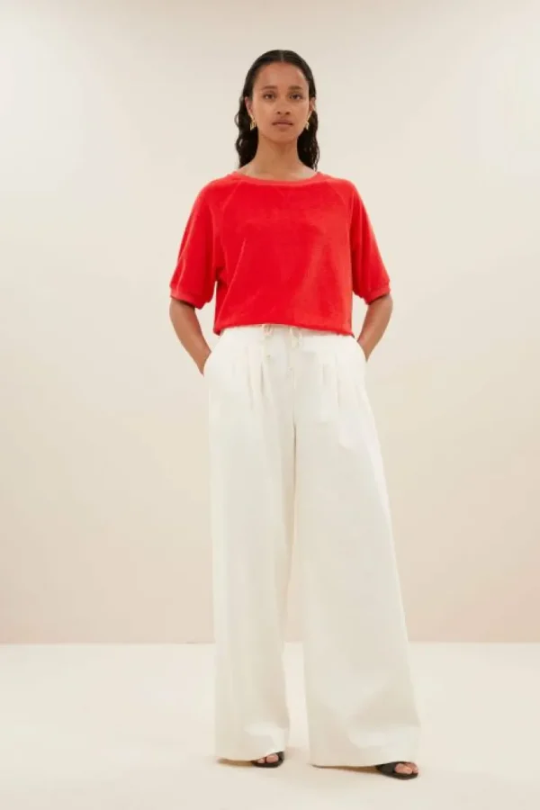 neva slub top | poppy red-By bar Cheap