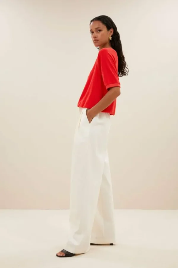 neva slub top | poppy red-By bar Cheap